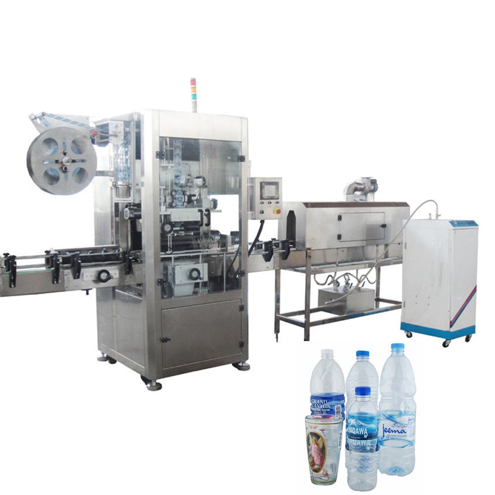 Máquina automática de inserción de etiquetas retráctiles