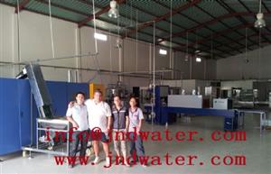 Shenzhen J & D agua potable instalar 10000 BPH línea de agua embotellada en Senegal