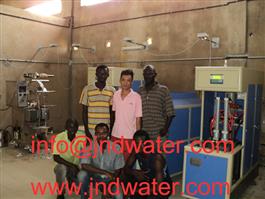Shenzhen J&D Drinking Water install 2000BPH bottled vinegar line in Senegal