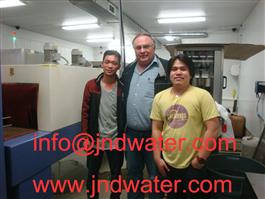 Shenzhen J&D Drinking Water install 8000bph bottled water plant in Canada