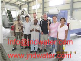 Shenzhen J&D Drinking Water install 8000BPH bottled water plant in Saint Lucia