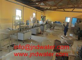 Shenzhen J&D Water install 2000BPH water line in The Central African Republic