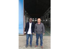 Client came to our factory to inspect the equipment